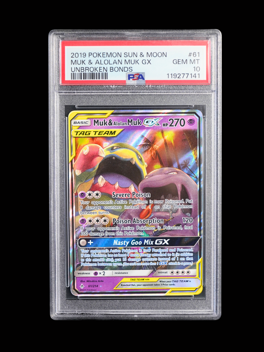 Muk & Alolan Muk GX #61 PSA10