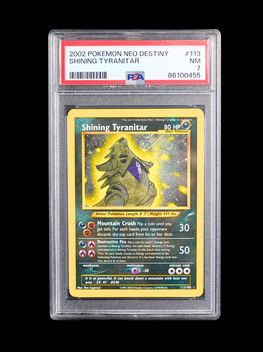 Shining Tyranitar #113 PSA7