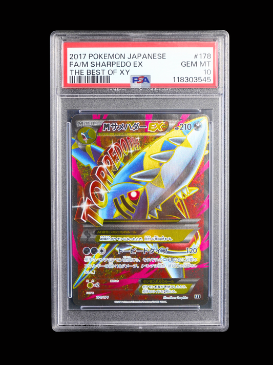 M Sharpedo EX #178 PSA10