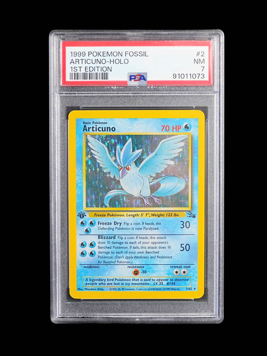 Articuno 1st Edition #2 PSA7