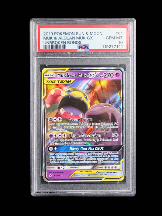 Muk & Alolan Muk GX #61 PSA10