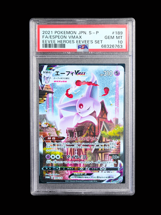 Espeon VMAX #189 PSA10