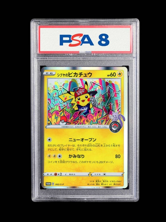 Shibuyas Pikachu #002 PSA8